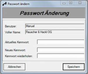Passwort ändern