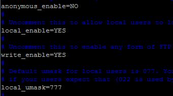 vsftpd.conf Teil 1