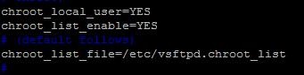 vsftpd.conf Teil 2