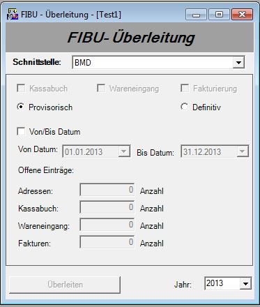 FIBU-Überleitung BMD
